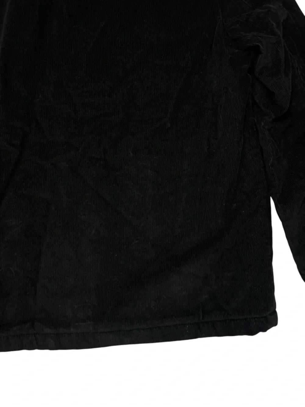 ⚡️SOLD⚡️Levi's Black Sherpa Corduroy Jean Jacket Bomber Coat - Picture 13 of 16